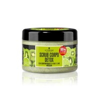 DETOX BODY SCRUB KIWI AND LIME with Fresh Centrifuged Fruit Juice 200 ml