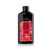 WELLNESS SHOWER GEL POMEGRANATE AND BLACK CURRANT with Fresh Centrifuged Fruit Juice 400 ml